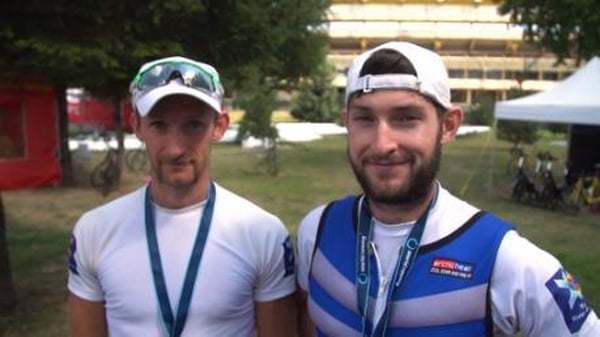 Gary (l) and Paul O'Donovan will race for a medal on Saturday