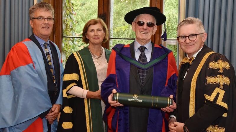Jim Dennehy received an honorary doctorate from University College Cork