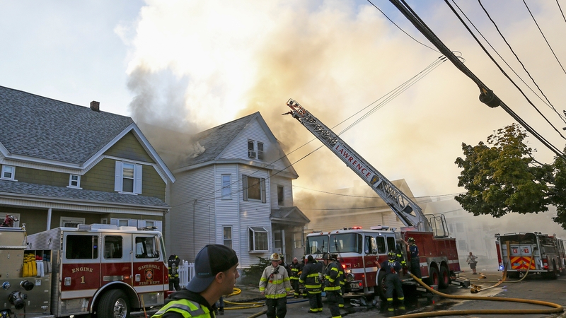 Some 50 fire departments responded to the dozens of incidents