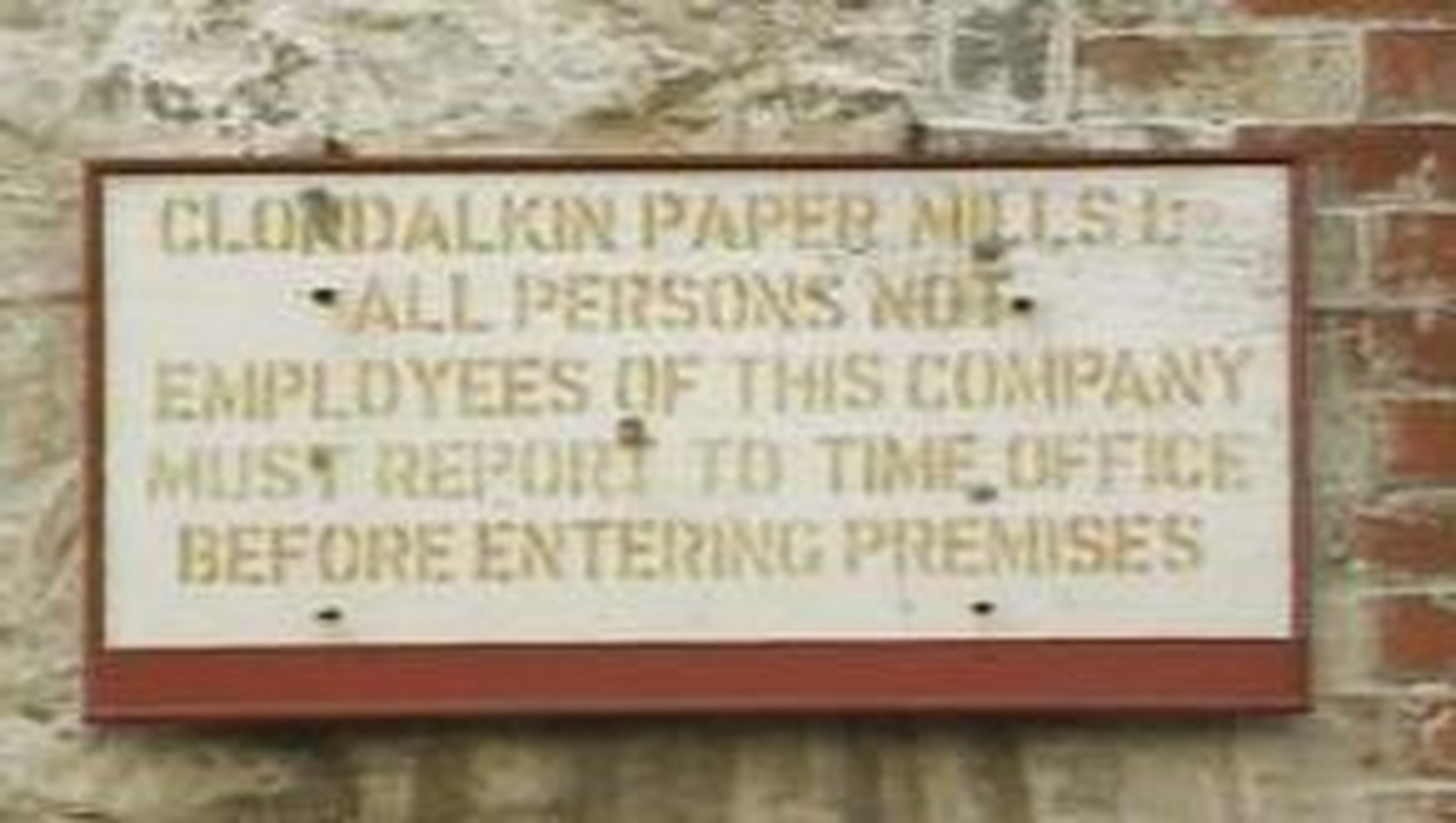 RT&Eacute; Archives | Collections | Leinster Paper Mills May Close