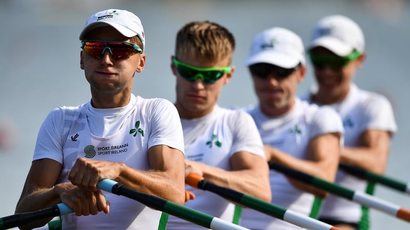 Fintan McCarthy, Ryan Ballantine, Jacob McCarthy and Andrew Goff in action