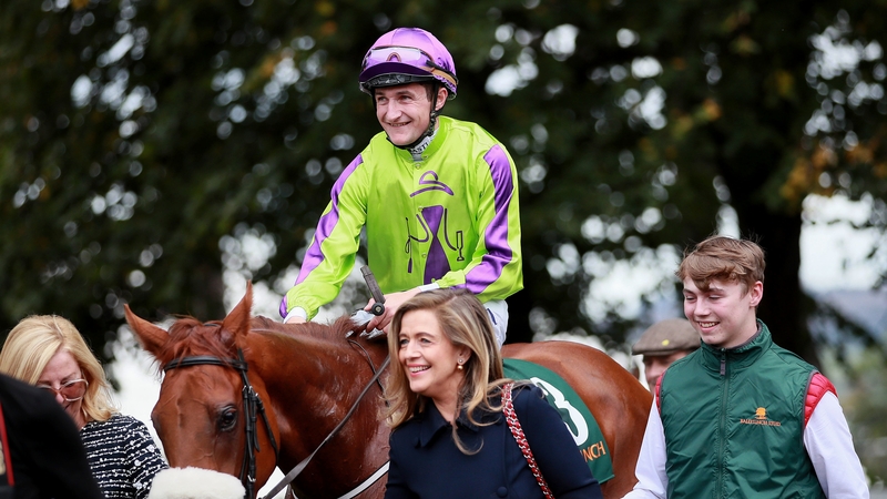 Shane Foley after his success aboard Sparkle'n'joy at Leopardstown