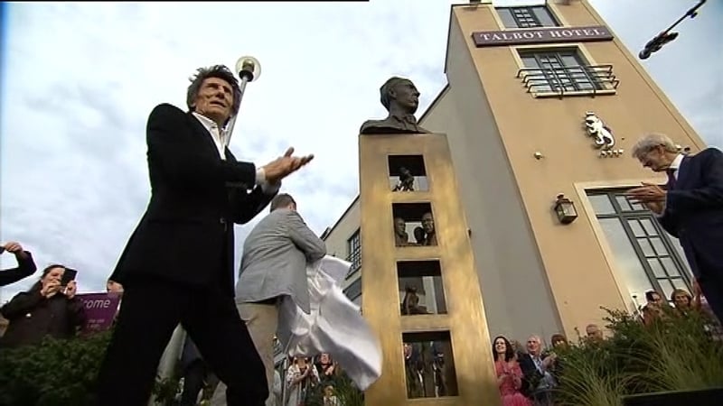 The sculpture was formally unveiled in Stillorgan