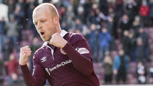 Steven Naismith edged Hearts past Motherwell