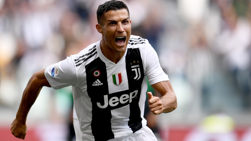 Cristiano Ronaldo scored two against Sassuolo