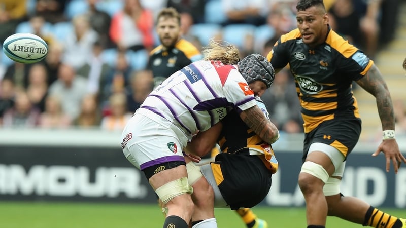 Leicester head coach Geordan Murphy lamented the first half decision to send off Will Spencer for a high tackle