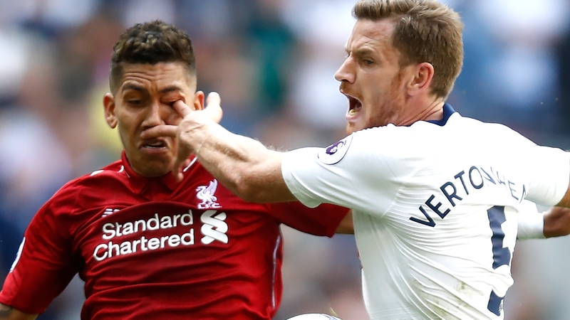 Roberto Firmino suffered an abrasion of the eye