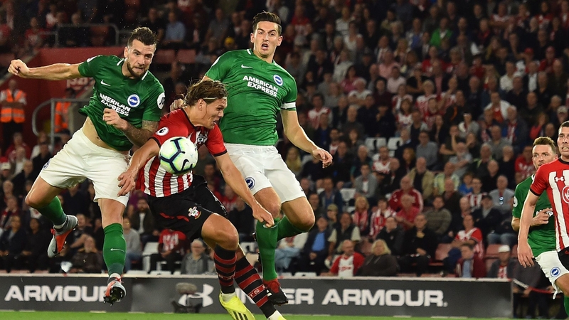 Shane Duffy grabbed the goal that got Brighton back into the game