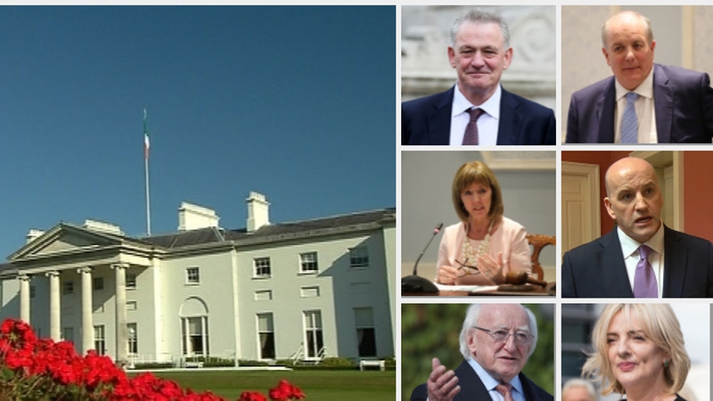 Sean Gallagher, Joan Freeman, Michael D Higgins, Liadh Ní Riada, Gavin Duffy and Peter Casey are to compete for the presidency