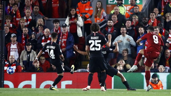 Roberto Firmino firing home the winner