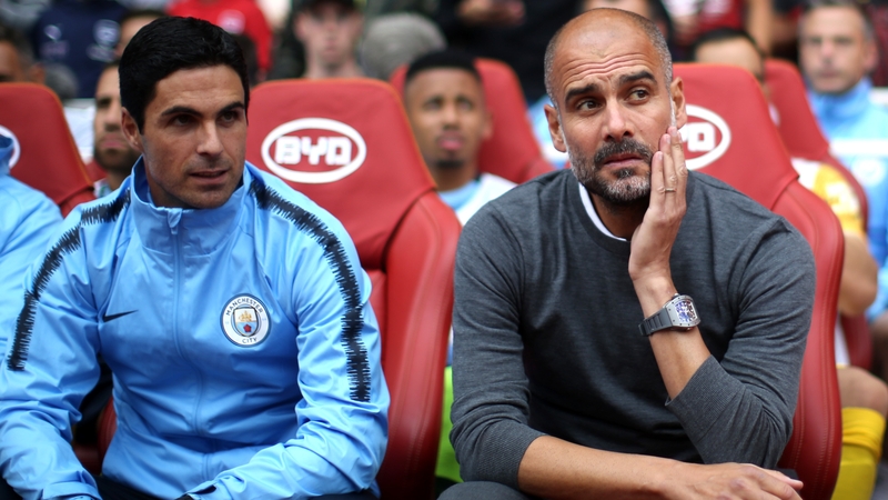 Guardiola will hand over first-team duties to Arteta for the visit of Lyon to his number two as he serves a touchline ban for his sending-off against Liverpool last season.