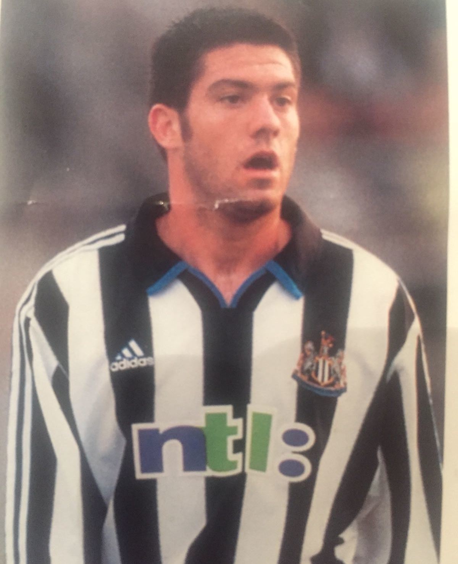 McMahon in action for Newcastle