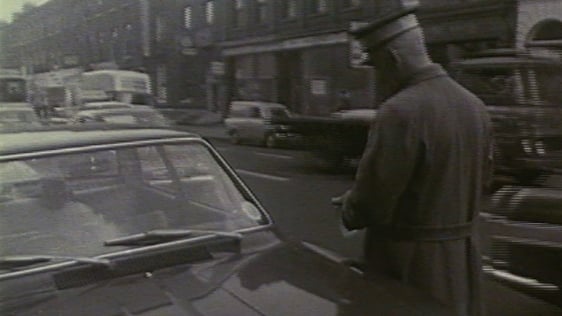 Traffic warden in Dublin.