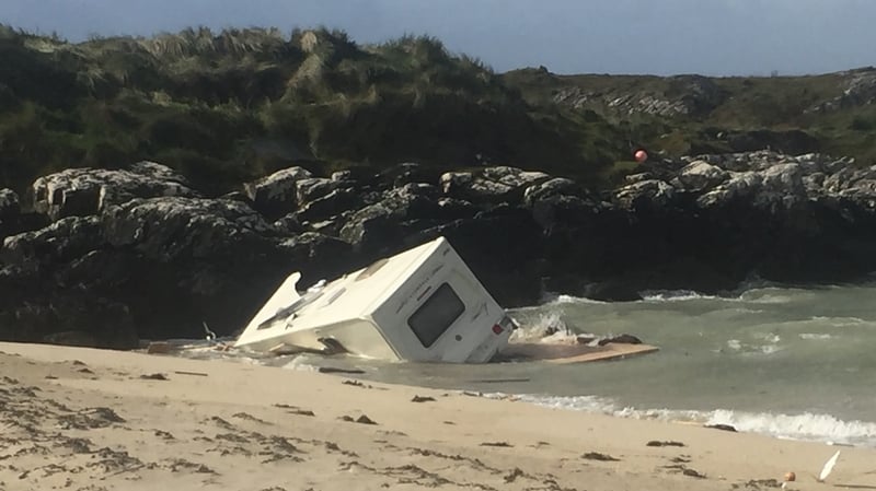 Elvira Ferrari died when the caravan she was in was swept into the sea in 2018