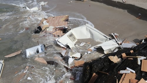 The woman was the sole occupant of the caravan