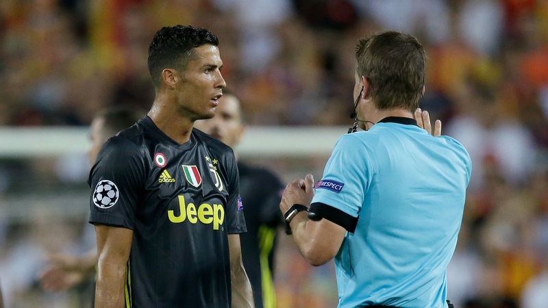Ronaldo was making his first appearance for Juventus in the competition
