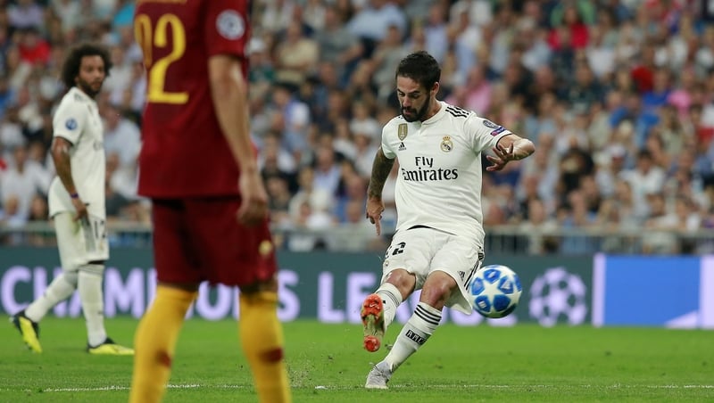 Real Madrid's Isco had to go under the knife for appendicitis