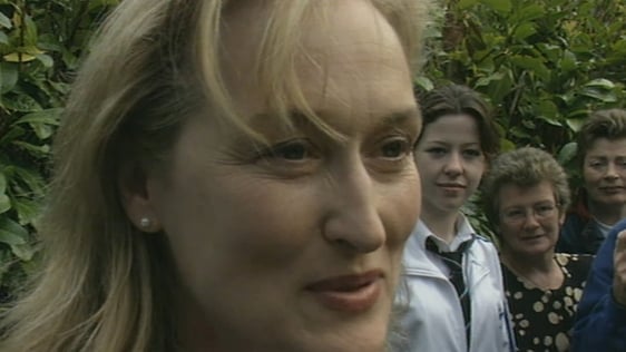 Meryl Streep Visits Glenties in County Donegal (1998)