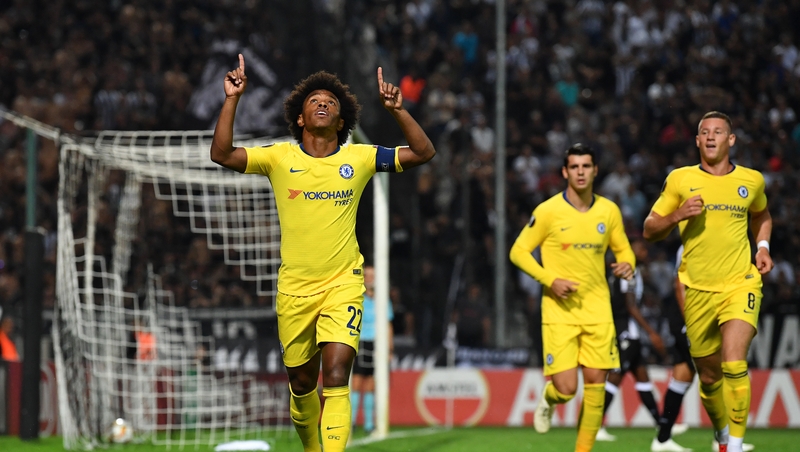 Willian's goal was enough for the Blues