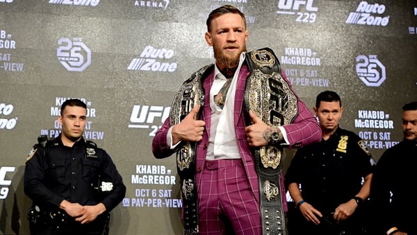 It will be Conor McGregor's first time in the octagon in two years