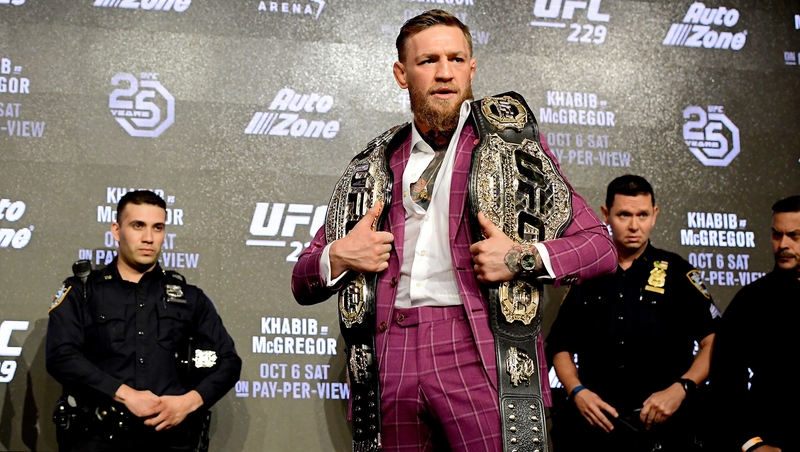 It will be Conor McGregor's first time in the octagon in two years