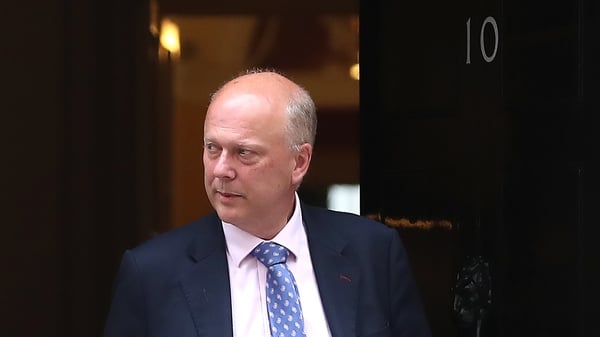Under pressure UK Transport Minister Chris Grayling