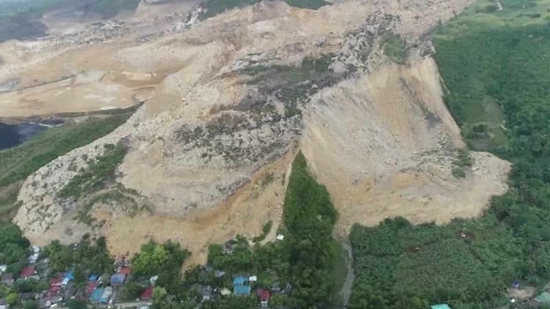 Rescuers are still digging for possibly more than 50 people believed to have been buried alive