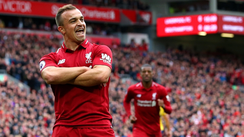 Xherdhan Shaqiri starred for the 1990 league champions
