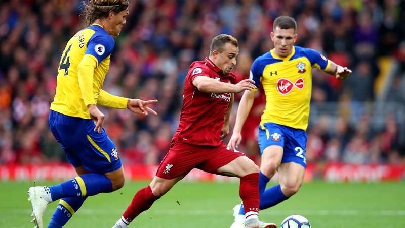 Xherdan Shaqiri had a big game for Liverpool