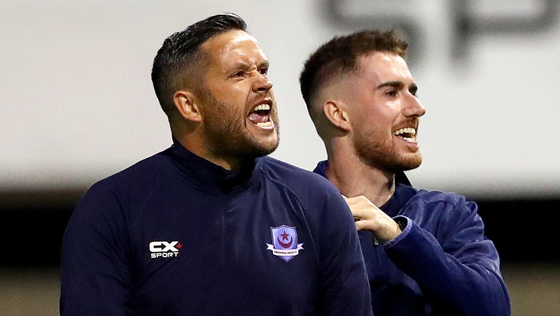 Drogheda United manager Tim Clancy has guided his side into the promotion/relegation playoff