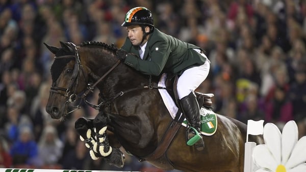 Cian O'Connor and Good Luck missed out