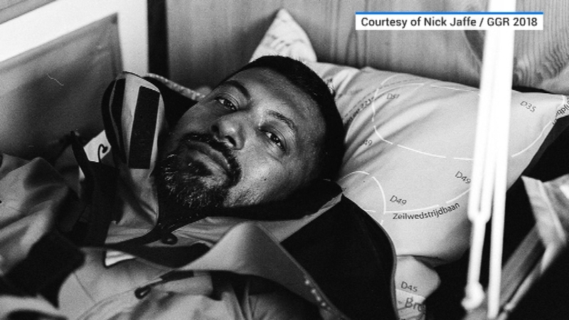 Abhilash Tomy was badly injured during a storm last week