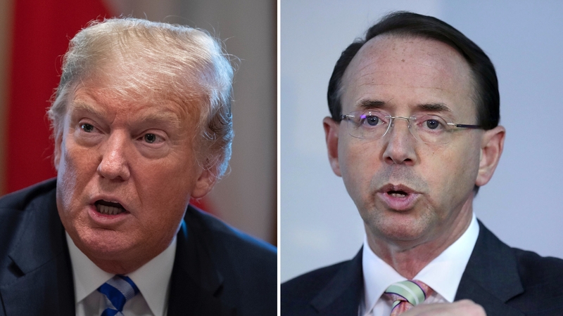 Rod Rosenstein is overseeing the investigation into Russia's role in the 2016 US presidential election