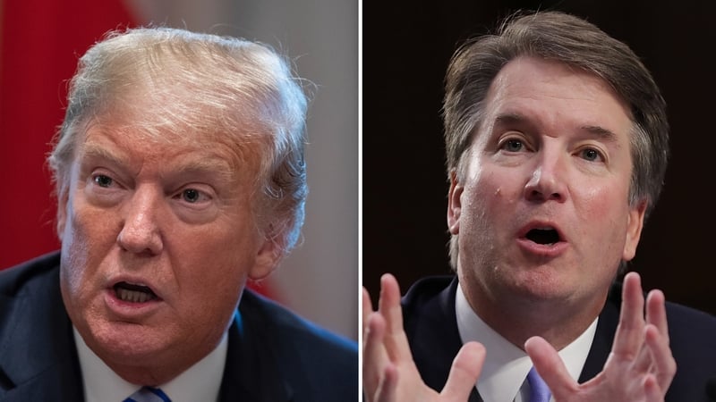 Donald Trump has defended his Supreme Court pick Brett Kavanaugh