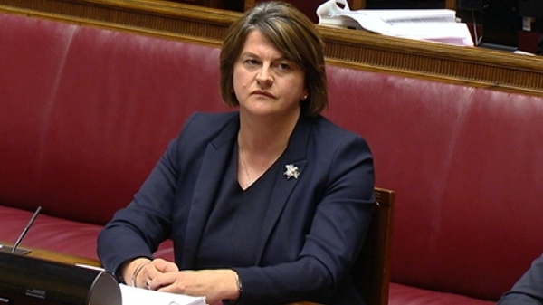 Arlene Foster faces questions at the RHI inquiry in Stormont