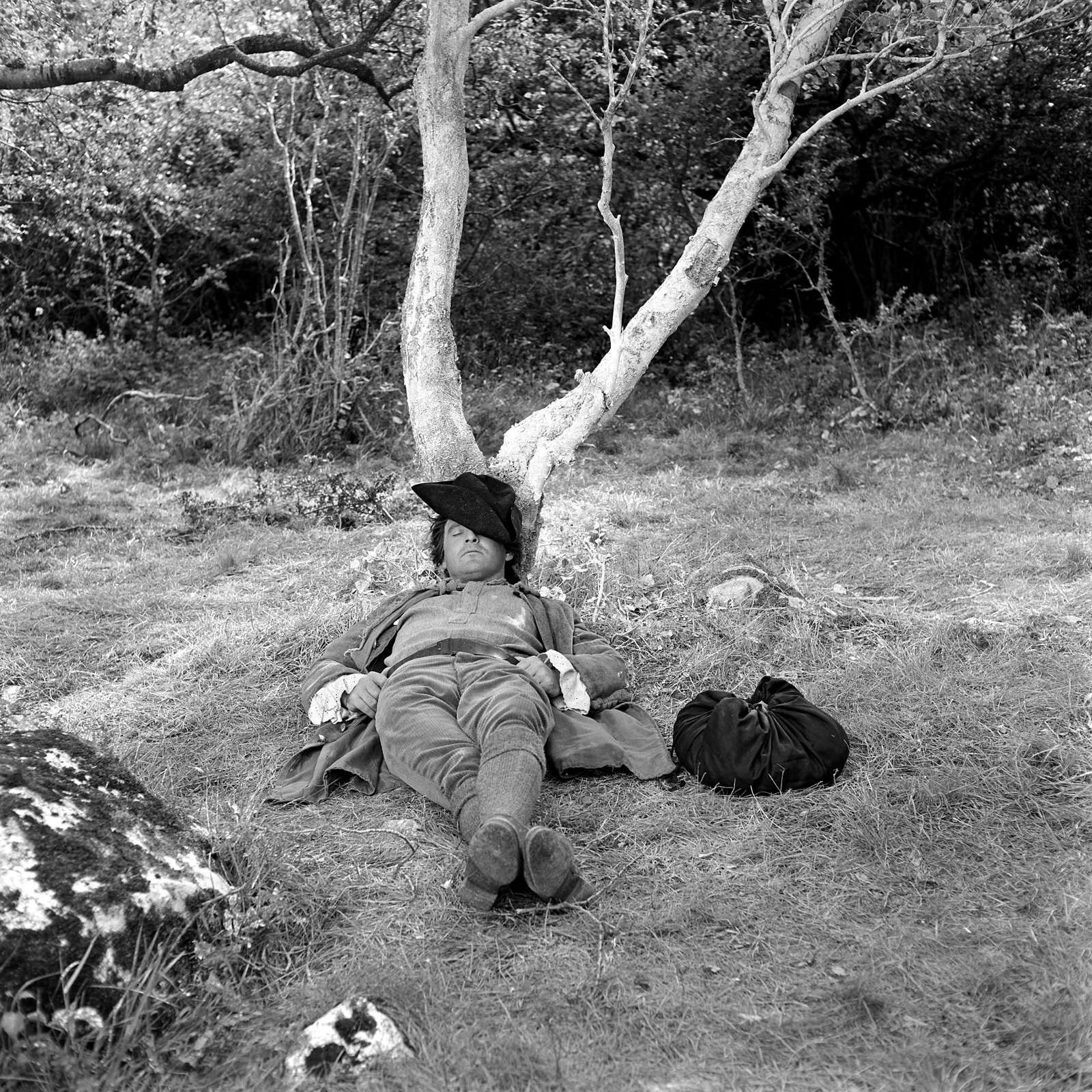 The poet asleep