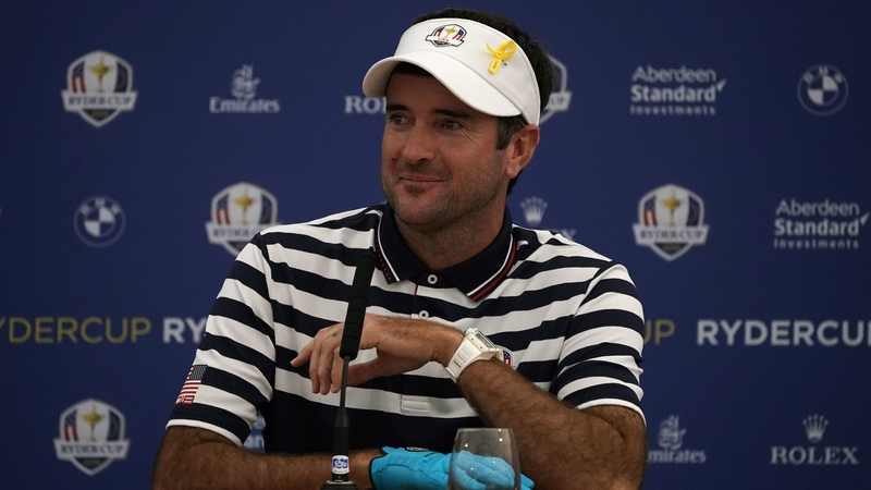 Bubba Watson is feeling slightly under the weather