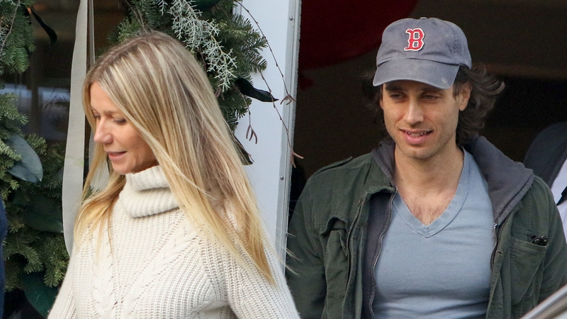 Gwyneth Paltrow with husband Brad Falchuk