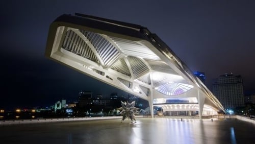 Museu do Amanhã in Rio de Janeiro which was designed by Santiago Calatrava