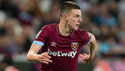 Declan Rice is currently earning £3,000 per week