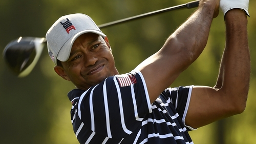 Tiger Woods: "My game is fine. I was hammering it, the ball was going far."