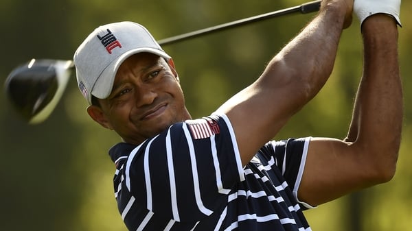 Tiger Woods: "My game is fine. I was hammering it, the ball was going far."