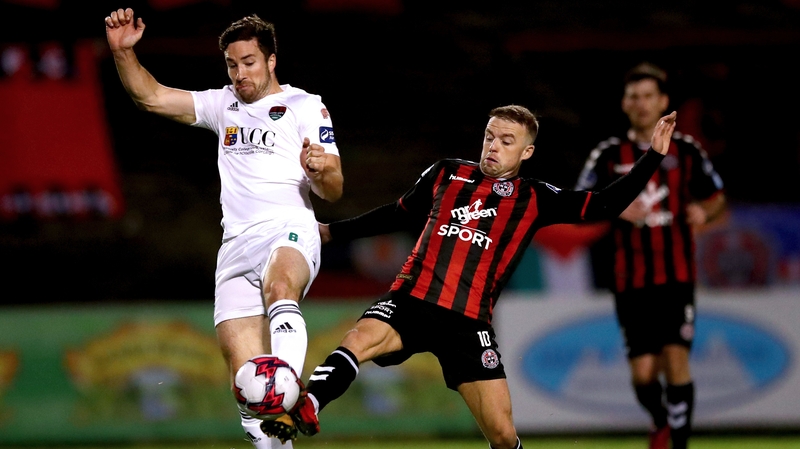Cork's Gearoid Morrissey and Keith Ward of Bohemians