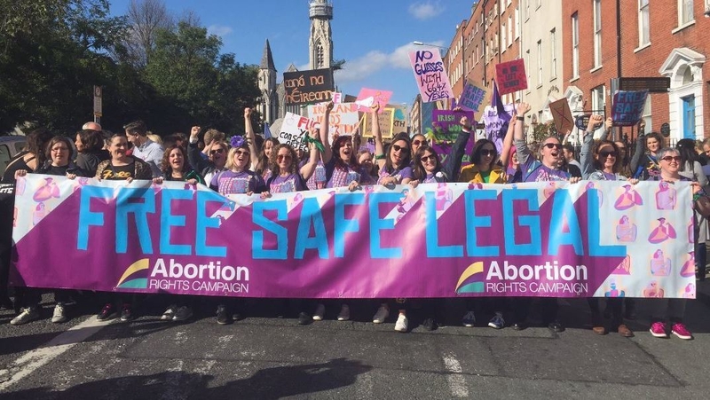 Organisers called for proper abortion care in Ireland to be made available to all who need it