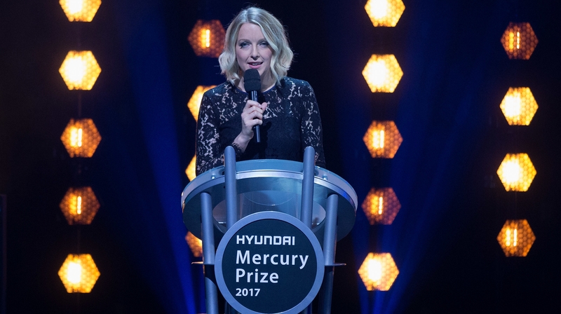 Lauren Laverne hosting last year's Mercury Prize awards ceremony