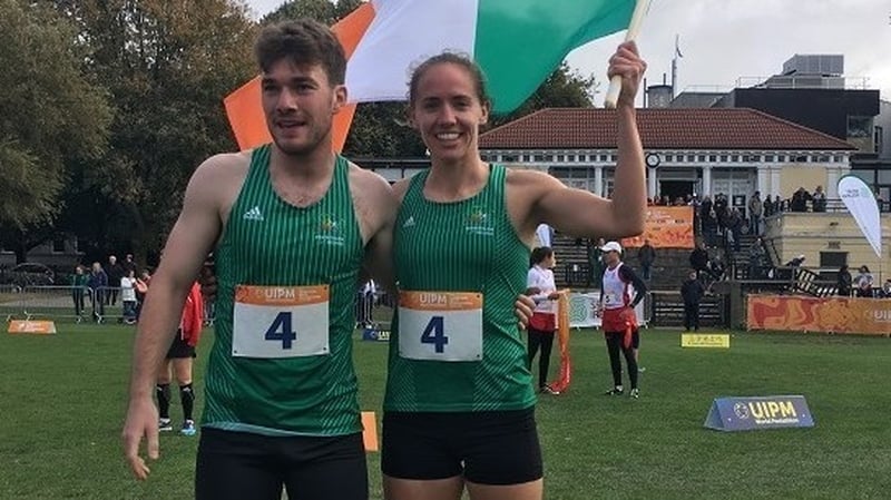 Tom O'Brien and Kate Coleman Lenehan won bronze for Ireland