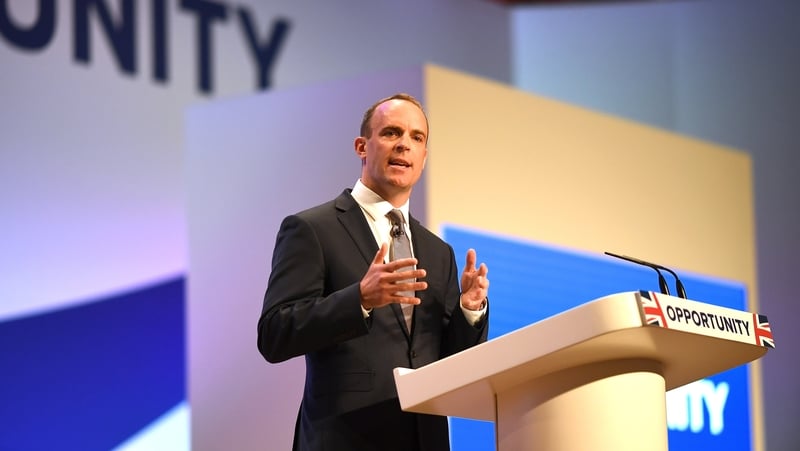 Dominic Raab said it is outrageous to even contemplate two customs regimes
