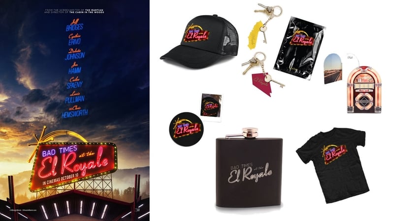 Bad Times at El Royal goodybags to giveaway