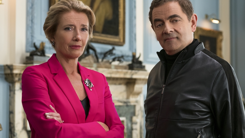 Emma Thompson and Rowan Atkinson in Johnny English Strikes Again