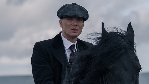 Cillian Murphy on the set of Peaky Blinders season five. Image: Matt Squire